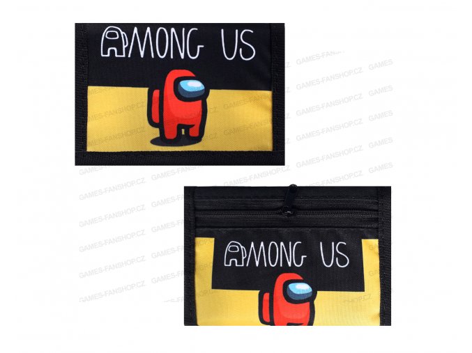 Peněženka Among Us žlutá (Barva cyber yellow)