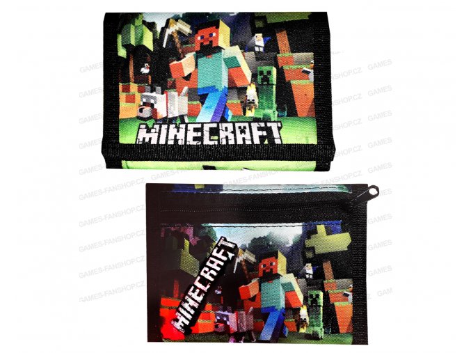 Peněženka Minecraft (Barva golf green)