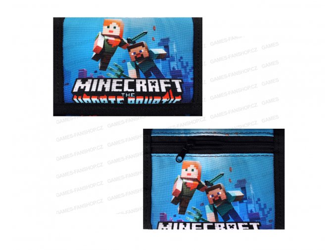 Peněženka Minecraft the Update Aquatic (Barva azure blue)