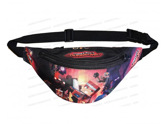 Ledvinka Minecraft Dungeons (Barva red dahlia)