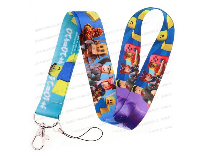 Roblox Cartoon Key Lanyard ID Badge Holders Animal Phone Neck Straps with Phone Keyring key chain.jpg 640x640