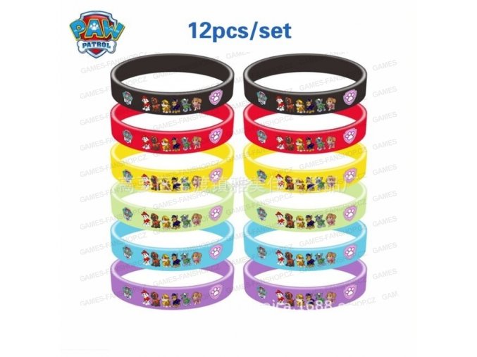 12 pack Paw Patrol Bracelet Support Bracelet Cartoon Bracelet Children s Day Party Supplies Activities Animation.jpg 640x640