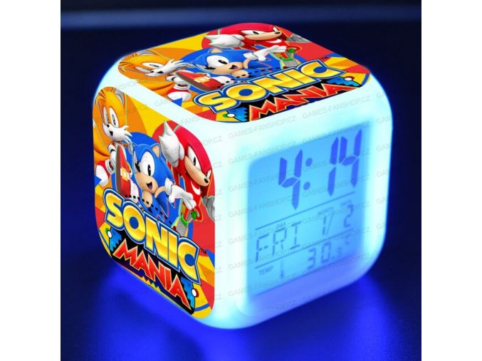 Sonic Figure model LED Clock Alarm 7Colorful Touch Light Desk Watch Sonic Figurine Hedgehog Toys for.jpg 640x640