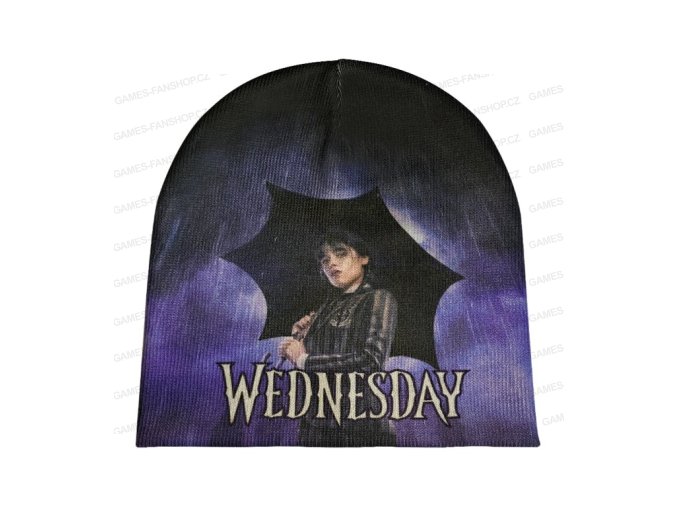 Čepice dětská Wednesday deštnik