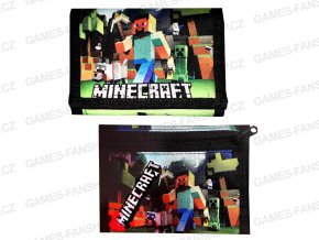 Peněženka Minecraft (Barva golf green)