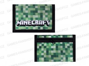 Peněženka Minecraft zelená (Barva Zelená)