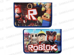 Penál školní 1-patrový 2 chlopně ROBLOX R (Barva blue atol)