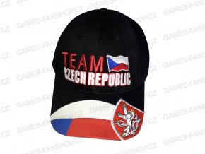 Kšiltovka černá TEAM CZECH REPUBLIK