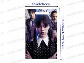 The Wednesday Addams Party Decoration 50 500pc Wednesday Handle Gift Bag Candy Loot Bag Kids Birthday.jpg 640x640 (1)