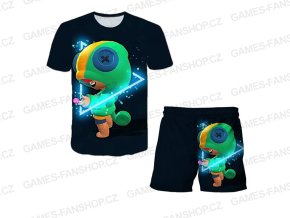 Komplet Brawl Stars Leon 3D černý