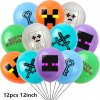 Video World Game Balloons Happy Birthday Banner Ballons Cake Topper Party Decoration Creep Mining Pixel Kid.jpg 640x640 (1)