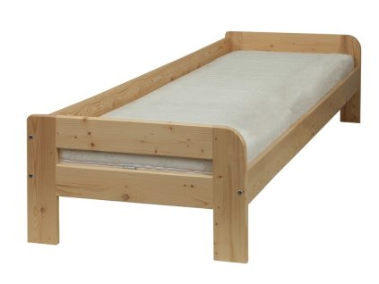 Postel SENDY s roštem (Rozměry 90x200 cm, Typ Senior - Zvýšená postel o 10 cm)