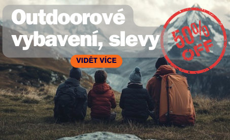 Outdoor vybavení - sleva až 50%