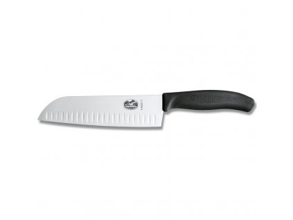 Japonský nůž Victorinox SANTOKU s vroubky 6.8523.17