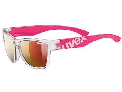 Okulary przeciwsłoneczne Uvex Sportstyle 508 Clear Pink/Mir. Czerwony (9316)