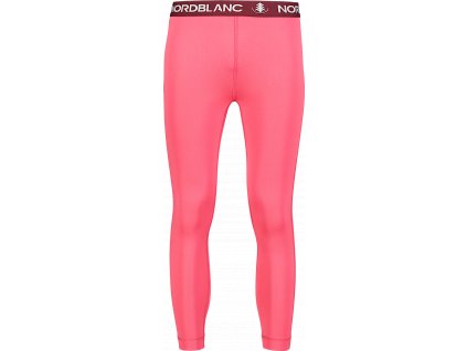 NORDBLANC Růžové dětské zimní termo kalhoty HEW - 146-152