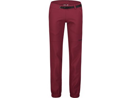 NORDBLANC Damskie spodnie dresowe softshell ELSA w kolorze wina - 34