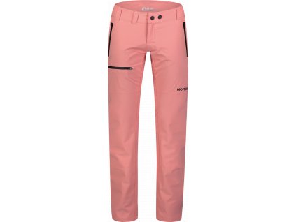 NORDBLANC Różowe damskie wodoodporne spodnie outdoorowe BOBBISH - 34