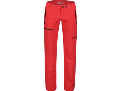 NORDBLANC Czerwone damskie wodoodporne spodnie outdoorowe BOBBISH - 34
