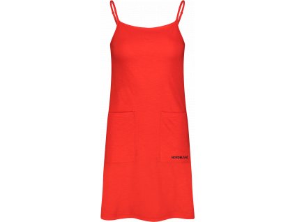 NORDBLANC Oranžové dámské šaty BEACHWAVES - 34