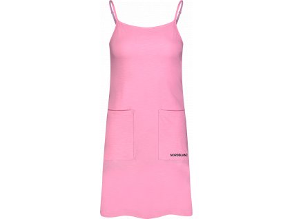 NORDBLANC Růžové dámské šaty BEACHWAVES - 34