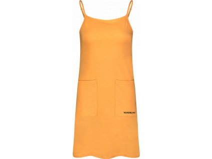NORDBLANC Žluté dámské šaty BEACHWAVES - 34