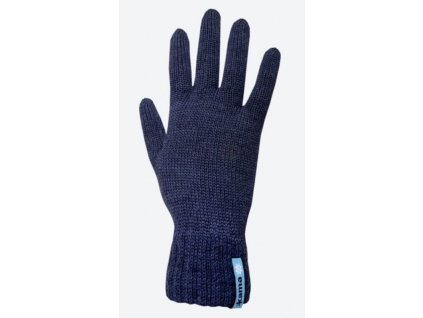 Pletené Merino rukavice Kama R102 108 tmavě modrá