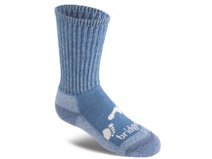 Ponožky Bridgedale Hike All Season Junior Merino Comfort Boot storm blue/450