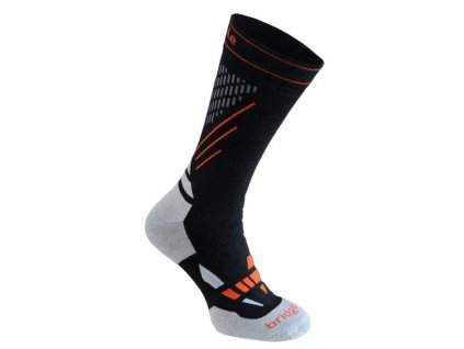 Ponožky Bridgedale Ski Nordic Race black/stone/850