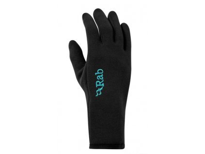 Rukavice Rab Power Stretch Contact Glove Women's black/BL