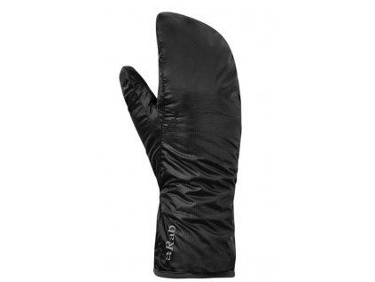 Rukavice Rab Xenon Mitt black/BL (Oblečení S)