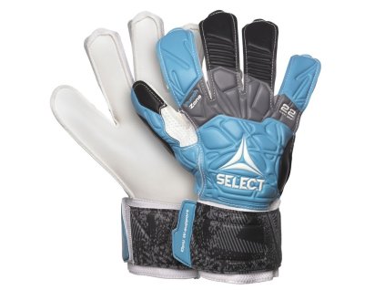 Brankářské rukavice Select GK gloves 22 Flexi Grip Flat cut modro černá (Oblečení 10)