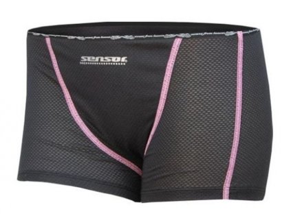 Kalhotky s nohavičkou Sensor Coolmax Dámské Černé