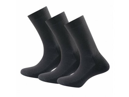 Vlněné ponožky Devold Daily Medium černé SC 593 063 A 950A (Ponožky 41-46)