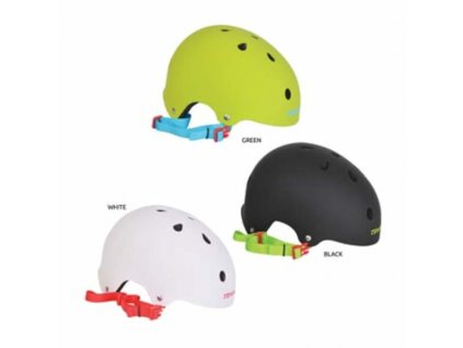 Přilba Tempish Skillet T helma na kolečkové brusle (Barva Bílá, Oblečení S/M)
