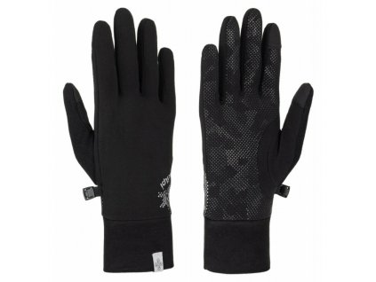 Sportovní běžecké rukavice Kilpi CASPI-U černé (Oblečení S)