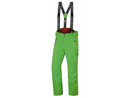 Pánské lyžařské kalhoty Husky Mitaly M neonově zelená