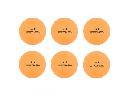 SPOKEY Spokey SKILLED ** Pingpongové míčky, 6 ks, oranžové