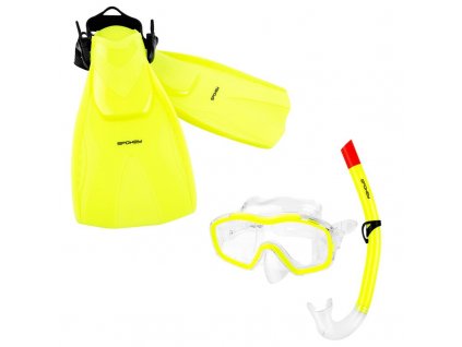 SPOKEY Spokey BOJKO Zestaw do snorkelingu Junior: maska, fajka i płetwy, rozmiar M (32/35)