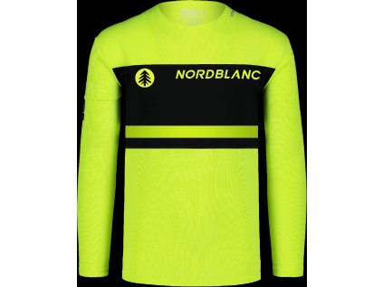 Funkcjonalna koszulka rowerowa męska NORDBLANC żółta SOLITUDE - M