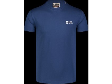 NORDBLANC Modré pánské tričko z organické bavlny NATURE - S