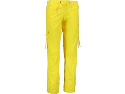 NORDBLANC Žluté dámské lehké cargo kalhoty CUTIE - 36