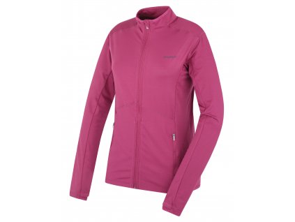 HUSKY Damska bluza zapinana na zamek Tarp zip L dk. magenta