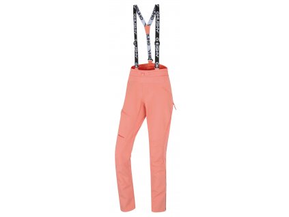 Damskie spodnie outdoorowe HUSKY Kixees L jasnopomarańczowe