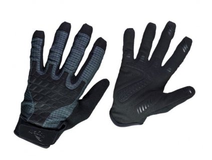 Ultralehké cyklistické MTB rukavice Rogelli ADVENTURE, černo-šedé 060.602. (Oblečení M)