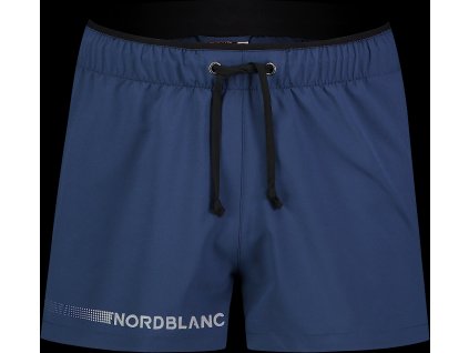 NORDBLANC Modré pánské šortky na běhání FIGHTER - L