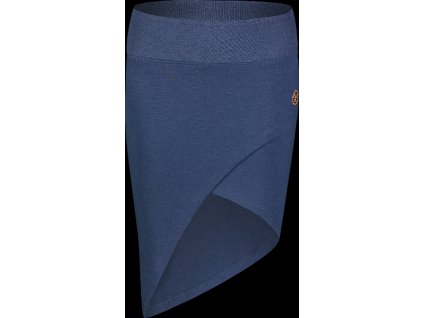 NORDBLANC Modrá dámská bavlněná sukně HOURGLASS - 36