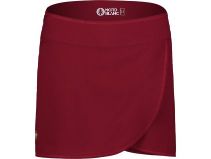 NORDBLANC Červená dámská sportovní šortko-sukně SOPHISTICATED - 34