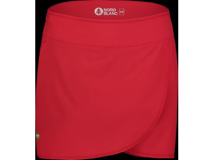 NORDBLANC Czerwona damska sportowa krótka spódniczka SOPHISTICATED - 36