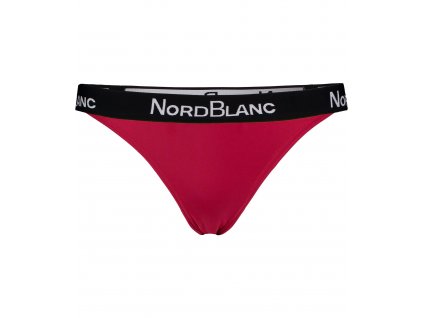 NORDBLANC Vínové dámské bikiny TROPICAL - 34